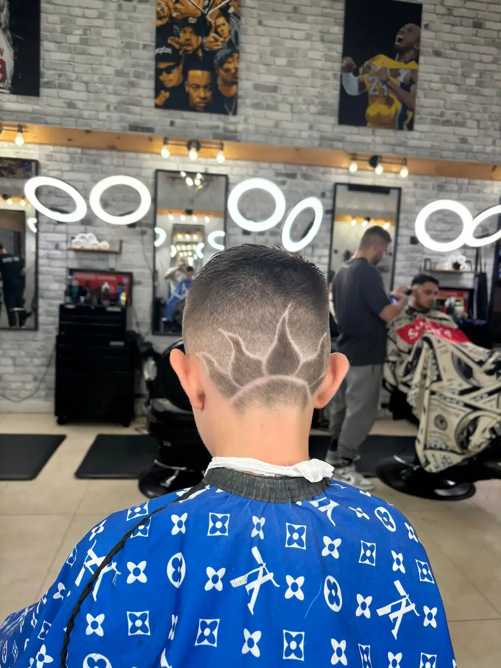 Hot Seat Barbershop kids haircut in Richmond Hill