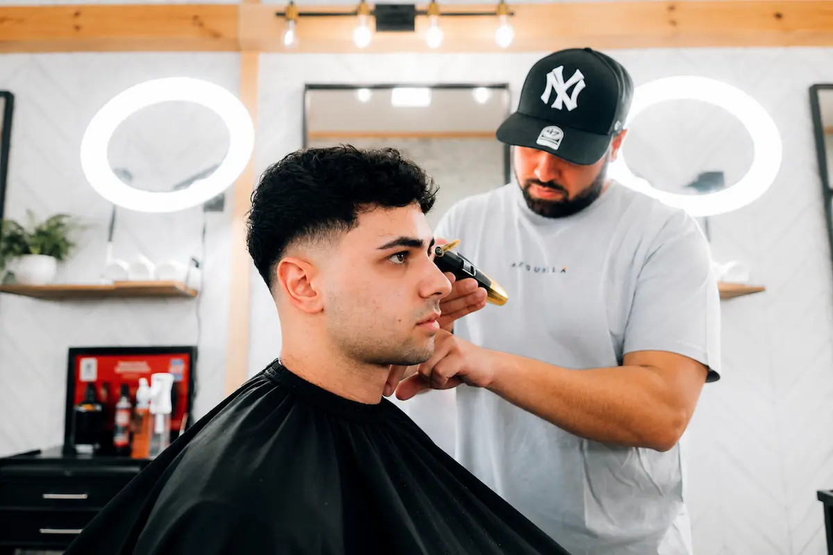 Professional men's haircut before an important event in Richmond Hill