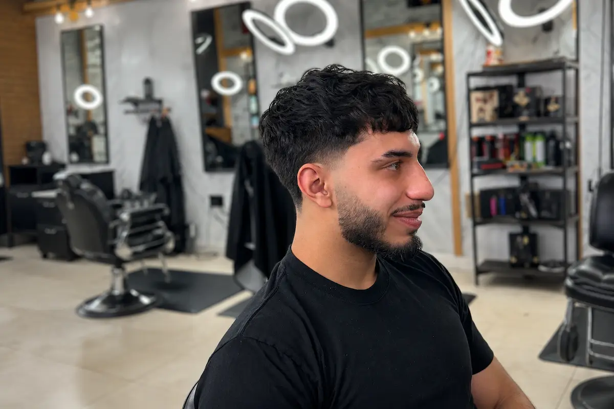Haircut example based on face shape recommendations in Richmond Hill